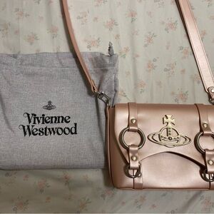Vivienne Westwood Metallic Pink Crossbody Bag OFFERS WELCOMED